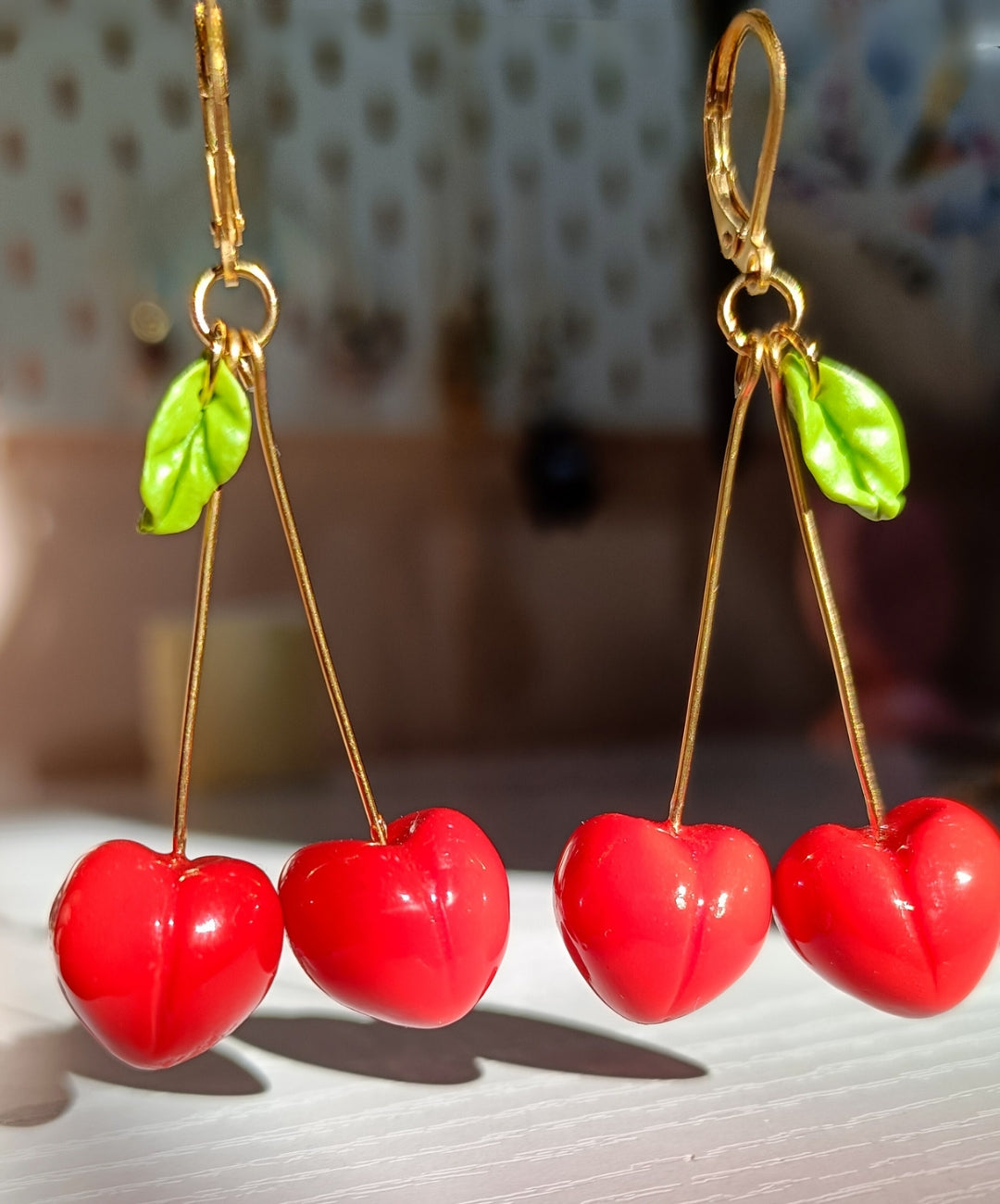 Maxi aretes Cherry Love