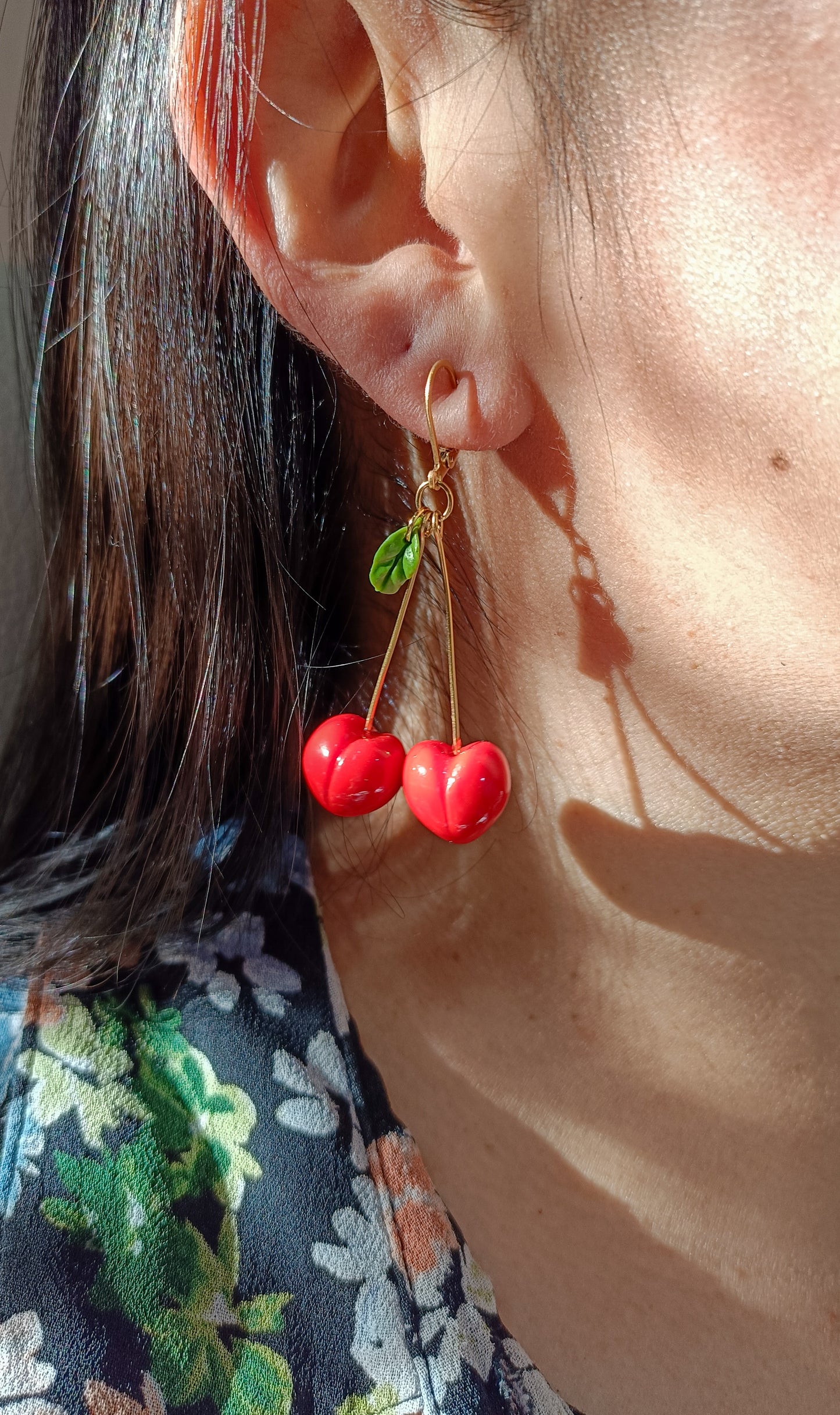 Maxi aretes Cherry Love