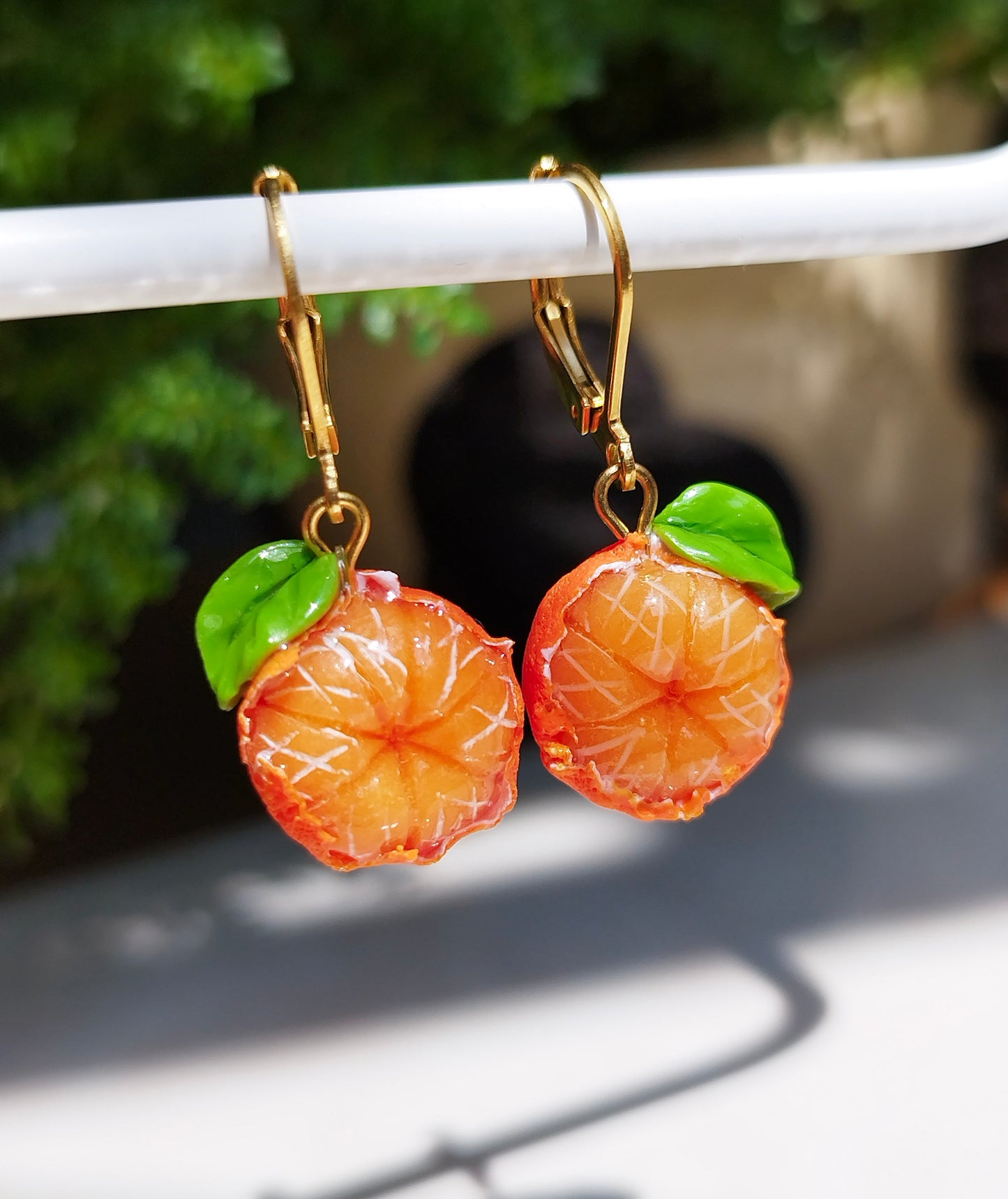 Aretes de mandarina